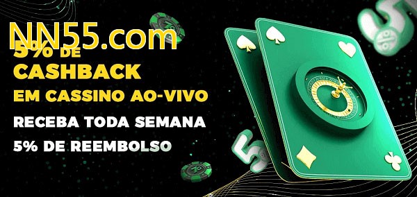 Promoções do cassino ao Vivo NN55.com